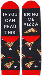 Gift for Mom, Women's Pizza Socks, Anniversary Gift for Her, Pizza Lover Gift, Funny Food Socks, Novelty Pizza Gifts for Women, Funny Pizza Socks for Pizza Lovers