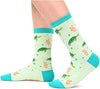 Women's Crazy Mid-Calf Knit Novelty Turtle Socks Gifts for Turtle Lovers
