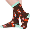 Unique Fox Gifts for Women Silly & Fun Fox Socks Novelty Fox Gifts for Moms