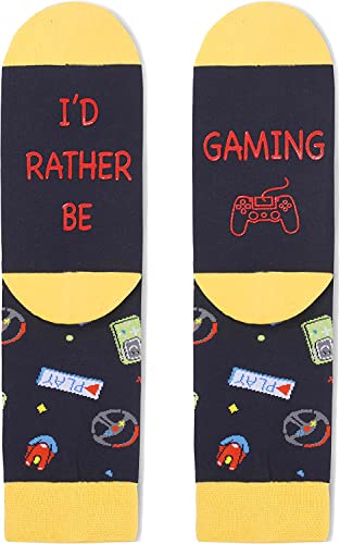 Gamer Gifts, Novelty Gamer Socks, Gaming Socks for Game Lovers, Funny Gaming Gifts, Video Game Socks for Men Who Love Game