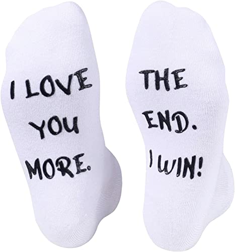 Funny I Love You Gifts For Her Girlfriend Heart Gifts, Novelty Love You Socks For Couple Valentine Socks