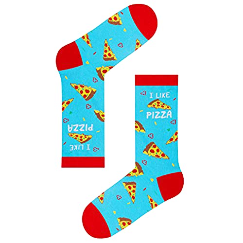 Women's Pizza Socks, Pizza Lover Gift, Funny Food Socks, Novelty Pizza Gifts, Gift Ideas for Women, Funny Pizza Socks for Pizza Lovers, Mother's Day Gifts