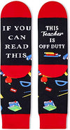 Teacher Off Duty Socks, Gift For Teachers, Birthday, Retirement, Anniversary, Christmas, Gift For Him, Present for Teachers, Men Teacher Socks