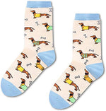 Unique Dachshund Gifts for Women Silly & Fun Dachshund Socks Novelty Dachshund Gifts for Moms