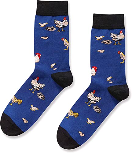 Funny Chicken Gifts for Men Gifts for Him Chicken Lovers Rooster Gift Cute Sock Gifts Chicken Socks