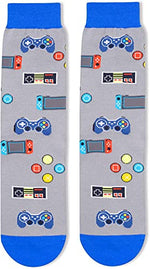 Video Game Socks for Men, Gamer Gifts, Gaming Gifts for Him, Funny Gaming Gifts, Novelty Gamer Socks for Game Lovers, Gaming Socks