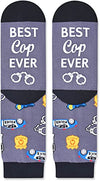 Police Dad Gifts, Unisex Cops Socks, Policeman Gifts for Him or Her, Gifts for Cops, Police Academy Graduations, Police Detective Gifts, Ideal Police Retirement Gifts