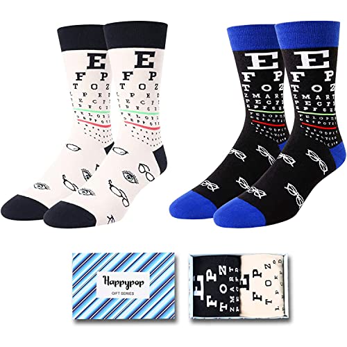 Men's Optometry Socks, Eyeball Socks, Optometry Gifts for Men, Optometrist Gifts, Optician Gifts, Eye Doctor Gifts, Unique Eyeball  Ophthalmologist Gifts