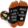 Whiskey Gifts for Whiskey Lovers Novelty If You Can Read This Bring Me Whiskey Socks for Women, Gifts for Drinkers