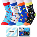 Boys Gaming Socks for 4-7 Years Old, Kids Game Socks, Game Gifts For Boy, Gifts For Boy Who Love Game, Childrens Crazy Socks Silly Socks Funny Socks for Kids