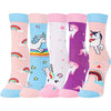 Unicorn Lover Gifts for Girls Unicorn Gifts for Children Fun Girls Novelty Unicorn Socks, Gifts for 7-10 Years Old Girl