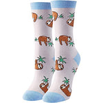 Womens Sloth Socks Gift Ideas for Her Valentines Gifts Sloth Gifts for Sloth Lovers