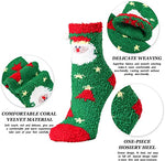 Funny Fuzzy Socks for Women Girls, Slipper Socks, Novelty Christmas Gifts for Her, Best Secret Santa Gifts, Holiday Gifts, Xmas Gifts, Christmas Presents