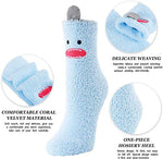 Monster Lover Gifts for Women Monster Gifts for Girl Lady Female Fuzzy Crazy Monster Socks 5 Pairs