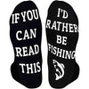 Novelty Fishing Socks, Funny Fishing Gifts for Fishing Lovers, Sports Socks, Gifts For Men Women, Unisex Fishing Themed Socks, Sports Lover Gift, Silly Socks, Fun Socks