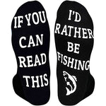 Novelty Fishing Socks, Funny Fishing Gifts for Fishing Lovers, Sports Socks, Gifts For Men Women, Unisex Fishing Themed Socks, Sports Lover Gift, Silly Socks, Fun Socks