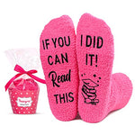 Funny Graduation Socks for Women, Gifts for Your Graduating Friends, College Student Gifts, Cool Graduation Gifts for Her, Gifts for Students, Fuzzy Socks for Women