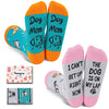 2 Pairs Women's Dog Socks Dog Gifts For Dog Lovers Mom Women