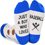 Fun Baseball Gifts for Kids Boys Girls, Children Ball Sports Socks for Sports Lovers, Funny Baseball Gifts for Baseball Lovers, Unisex Novelty Baseball Socks for Kids, Gifts for 7-10 Years Old