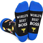 Unisex Boss Socks, Funny Boss Gift, World's Best Boss Gifts, Boss Appreciation Gift, Funny Novelty Christmas Birthday Gift For Him Her Bossy