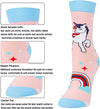 Unicorn Lover Gifts for Girls Unicorn Gifts for Children Fun Girls Novelty Unicorn Socks, Gifts for 7-10 Years Old Girl