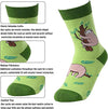 Fun Sloth Gifts for Boys Gifts for Kids Who Love Shark Cute Boy's Shark Socks Great Gifts for Son, Gift for 4-7 Years Old Boys