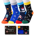 Funny Boys Socks Boy Space Socks Gifts for Boys 7-10 Years Old Boys, Best Gifts for Your Brother, Son, Grandson On Birthdays, Holidays, Children's Day Gifts, Christmas Gifts