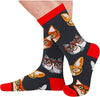 Unisex Crazy Funny Cat Socks Gifts For Cat Lovers
