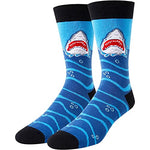 Funny Shark Gifts for Men Ideal Gifts for Husband & Shark-Loving Guys Men's Shark Socks