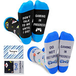 Novelty Gamer Socks, Gamer Gifts for Him Who Love Game, Gaming Socks for Game Lovers, Funny Gaming Gifts, Video Game Socks