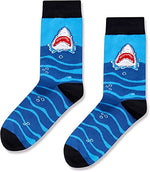Funny Shark Gifts for Men Ideal Gifts for Husband & Shark-Loving Guys Men's Shark Socks