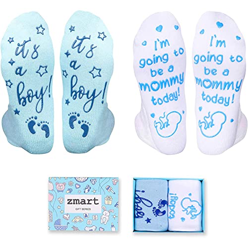 Women's Funny Thick Pregnancy Pregnancy Socks Gifts For First Time Moms-2 Pack