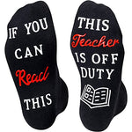 Teacher Socks for Men Women, Funny Teacher Gifts, Cool Gifts for Teachers, Cute Teacher Gifts, Appreciation Gifts for Teachers Men Women