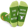 Unique Goat Gifts, Unisex Goat Socks for Men and Women, Best Gift for Goat Lovers Sheep Socks