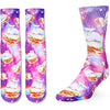 Women's Fun Tube Novelty Galaxy Cat Socks Gifts For Cat Lovers