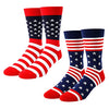 4th of July Socks, Independence Day Gifts for Men, Patriots Gifts, American Flag-themed Presents, Patriotic Socks, Unique Patriots Gifts