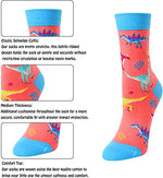 Dinosaur Gifts for Girls, Little Kids Dinosaur Lovers Gifts Best Gifts for Daughter Dinosaur Socks, Gifts for 4-7 Years Old Girls
