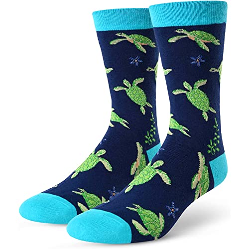 Gender-Neutral Turtle Gifts, Unisex Turtle Socks for Women and Men, Turtle Gifts Animal Socks