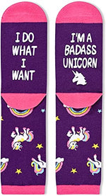 Funny Unicorn Gifts for Women Gifts for Her Unicorn Lovers Gift Cute Sock Gifts Unicorn Socks