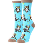 Funny Owl Gifts for Women Gifts for Her Owl Lovers Gift Cute Sock Gifts Owl Socks