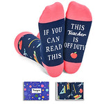 Teacher Socks for Men Women, Cool Gifts for Teachers, Cute Teacher Gifts, Appreciation Gifts for Teachers, Funny Teacher Gifts