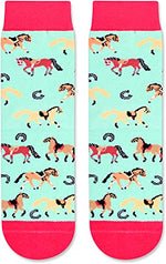 Toddler Novelty Funny Horse Socks Gifts for Horse Lovers