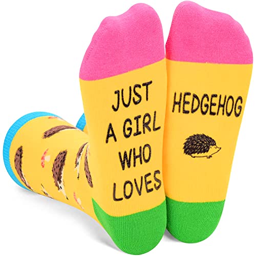 Funny Hedgehog Gifts for Women Gifts for Her Hedgehog Lovers Gift Cute Sock Gifts Hedgehog Socks