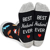Funny Husband Socks, Best Husband Ever Gifts, Anniversary Gifts for Husband, Unique Birthday Gifts for Husband From Wife, Father's Day Gifts Christmas Gifts