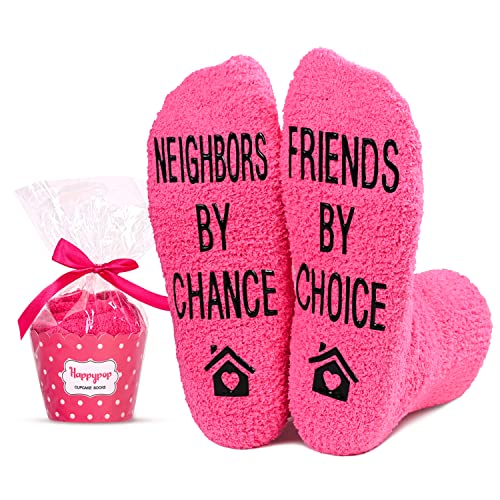 Funny Neighbor Socks for Women, Novelty Neighbor Gifts House Warming Gifts New Home Gift Hostess Gifts Housewarming Gifts