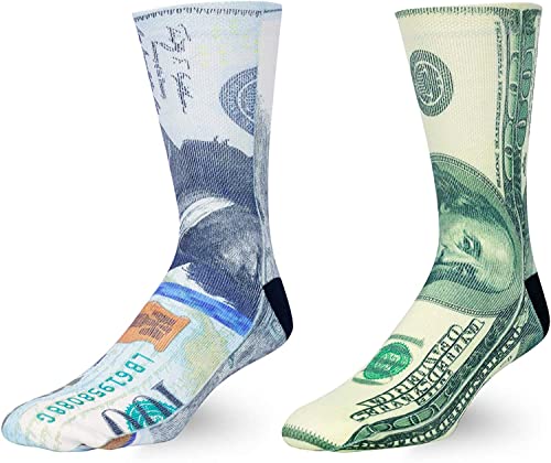 3D Print Money Socks, Unique Dollars-themed Gifts for Men Women, Perfect Cash Gifts, Accountant Appreciation Presents,  Christmas Gifts