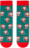 Christmas Socks, Christmas Santa Socks, Xmas Gifts, Holiday Gifts, Funny Christmas Gifts for Men Women, Santa Gift Stocking Stuffer