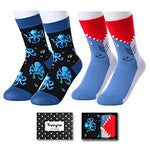 Funny Boys Socks Boy Animal Socks Gifts for 7-10 Years Old Boys, Best Gifts for Your Brother, Son, Grandson On Birthdays, Holidays, Children's Day Gifts, Christmas Gifts