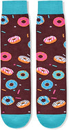 Funny Donut Socks for Men Who Love Donut, Novelty Donut Gifts, Men's Gag Gifts, Gifts for Donut Lovers, Funny Sayings If You Can Read This, Bring Me Donuts Socks