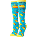Women's Taco Socks, Mexican Theme Socks, Taco Gifts, Taco Lover Presents, Unique Gift Ideas For Women, Ladies Socks, Taco Tuesday, Fast Food Socks